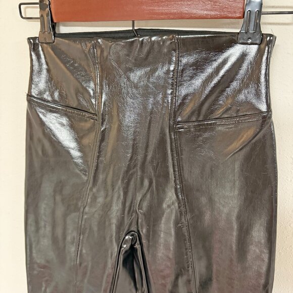 SPANX Faux Leather Patent Leggings - Picture 8 of 11